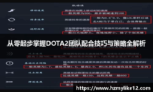 从零起步掌握DOTA2团队配合技巧与策略全解析